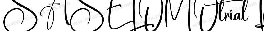 SASELOMOtrial Regular字体转换